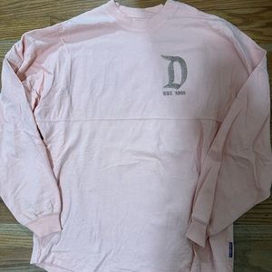 light pink + rose gold disneyland spirit jersey